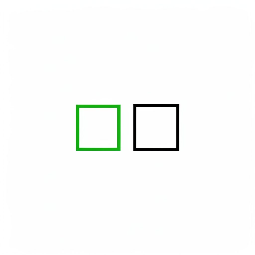 Simple geometric logo: a small green square beside a black square, minimal and technical.